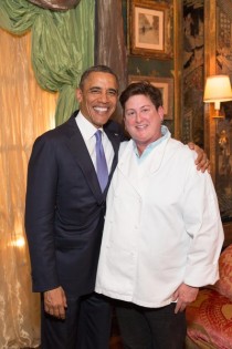 Jen and President Obama